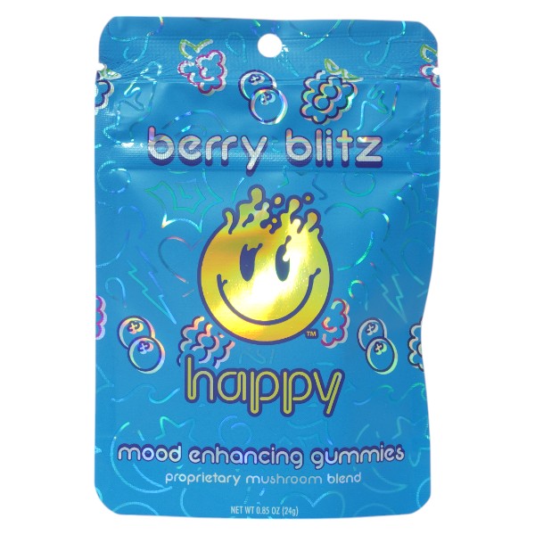 Got Happy Now Mushroom Magic Gummies (0.85oz/24g)-Berry Blitz