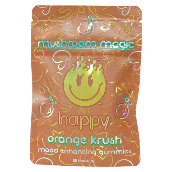 Got Happy Now Mushroom Magic Gummies (0.85oz/24g)-Orange Krush