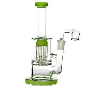 Unbranded Glass Shower With 6 Arms (7053) 8.0"-Milky Green