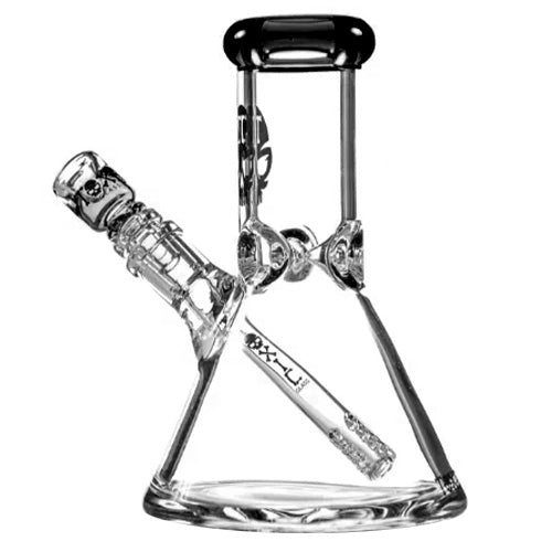 Toxic Glass BK Mini Beaker (8500) 8.0"-Black