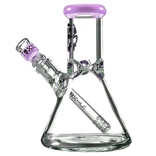 Toxic Glass BK Mini Beaker (8500) 8.0"-Smile Pink