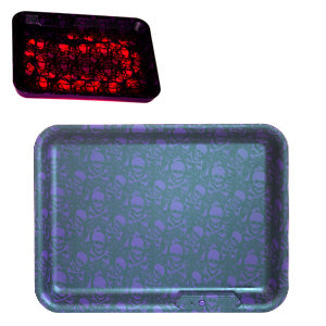 Unbranded RYO Accessories Glow Rolling Tray With Led Light 8.5" x 11.0" -Design: 7