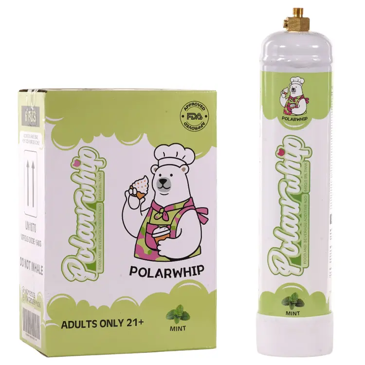 Polar Whip Chargers With Safety Relief Valve 0.95L 640 GR-Mint (6 packs per Box)