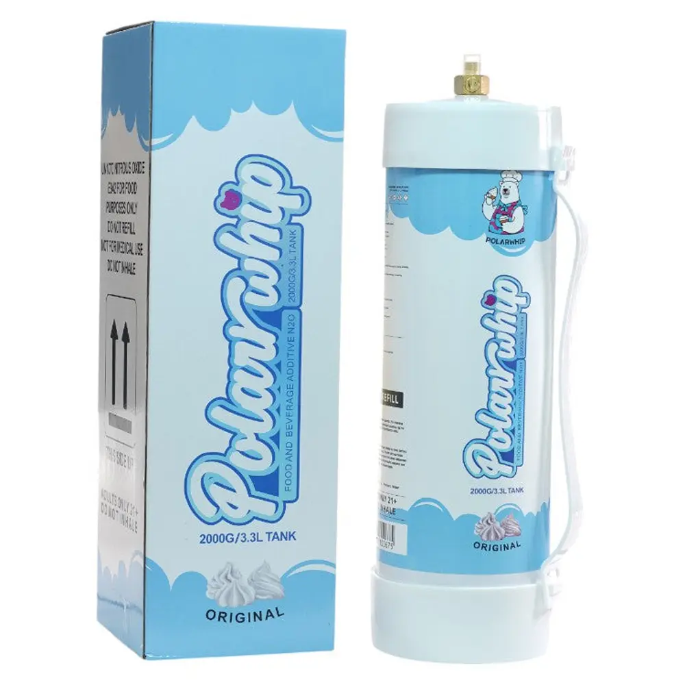 Polar Whip Chargers With Safety Relief Valve 3.3L 2000 GR-Original (2 packs per Box)