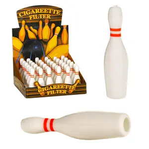 Ceramic Pipe 2.5" - Bowling Pin - 36 Per Box (3254)