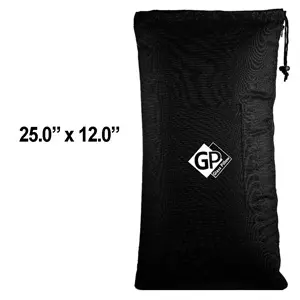 Glass Pillow Bags & Pouches Pouch-25 25.0" Black