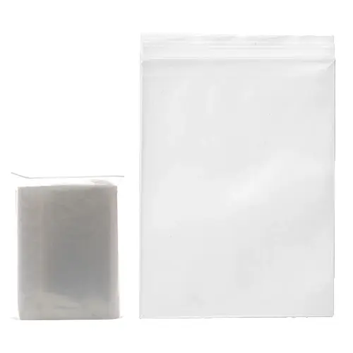 Unbranded Ziploc Bags Zip Lock Clear Bags 6.0"