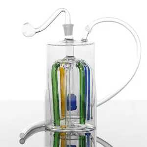 O.B. Water Pipe Shower with 8 Arms and Plastic Hose 5.5" Clear