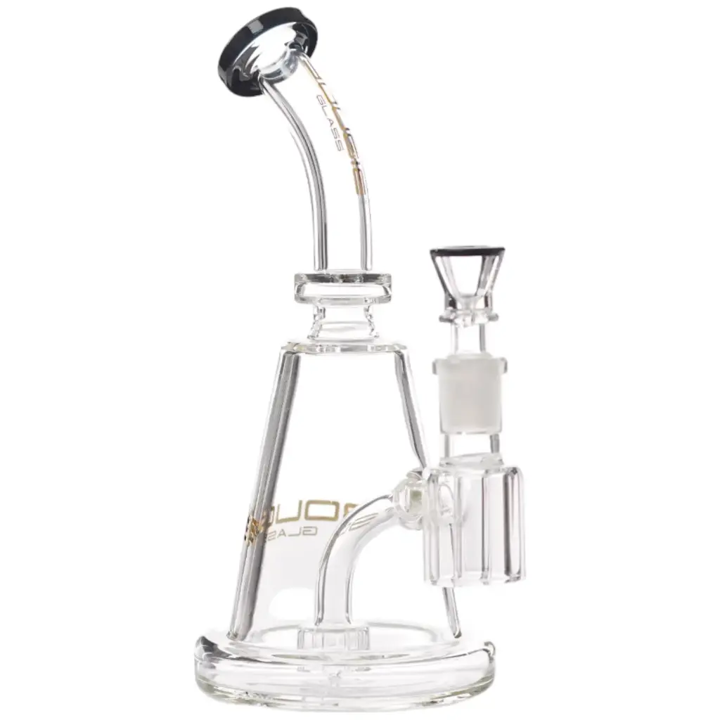 Bougie Glass Perc (8837) 8.5" Black