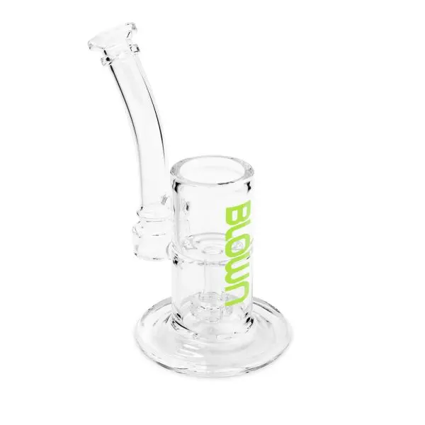 Blown Glass Proxy Bubbler 7.5" - Slime