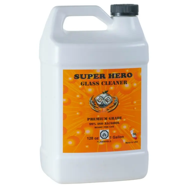 Orange Chronic Glass Cleaner Super Hero Quartz Banger 128oz