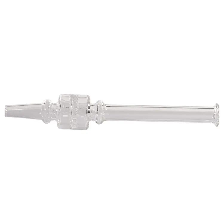 Glass Clear Honecomb Straw 6.0" (4 per pack)