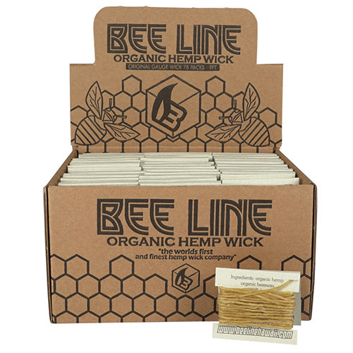 BEE LINE Hemp Wick Display OG 78ct