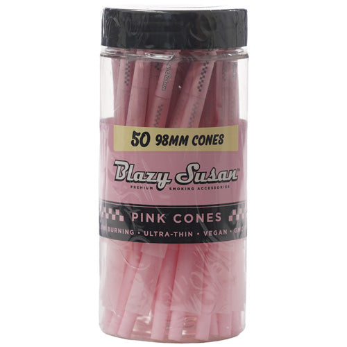 BLAZY SUSAN Pink Cones Jar 98mm Size 50/1ct