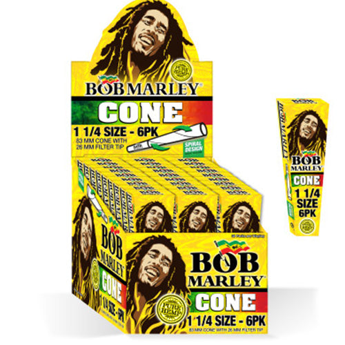 BOB MARLEY Cones Classic 11/4 Size 6/33ct