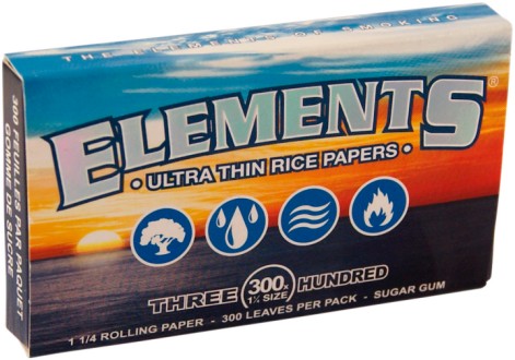 ELEMENTS Papers 11/4 Size 300's 20ct