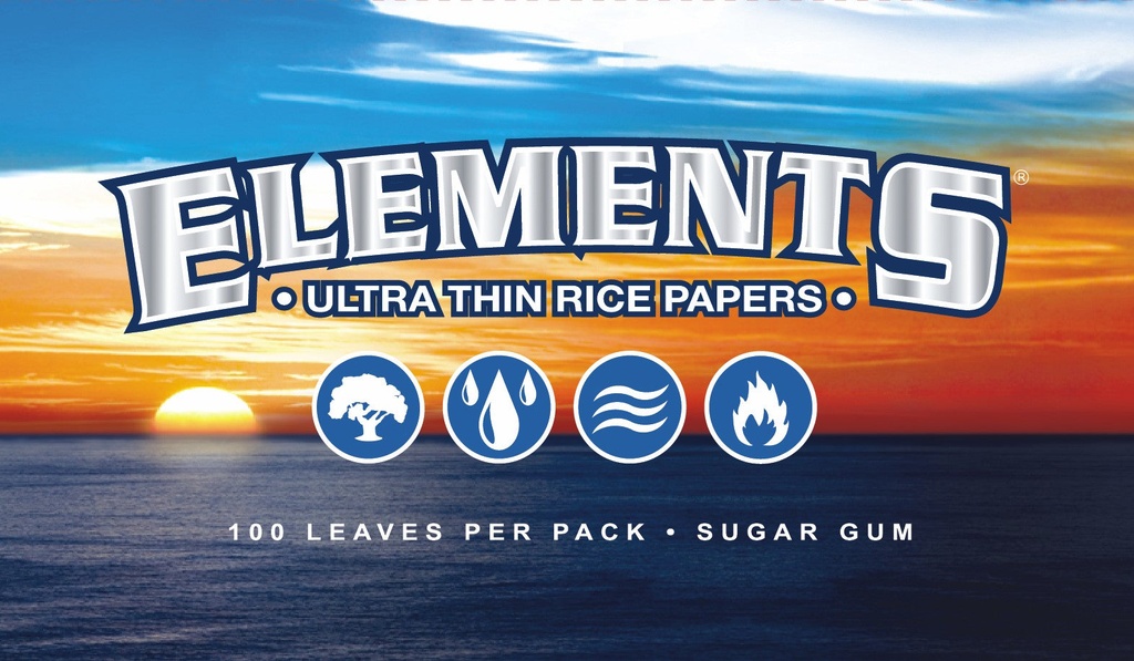 ELEMENTS Papers Single Wide Size 25ct