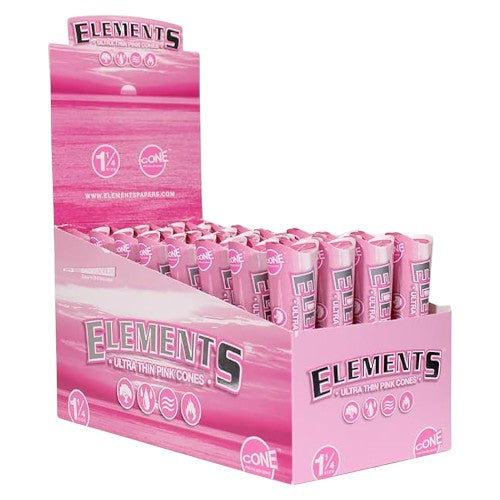 ELEMENTS Pink Cones 1 1/4 Size 6/32ct
