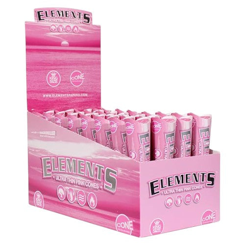 ELEMENTS Pink Cones King Size 3/32ct