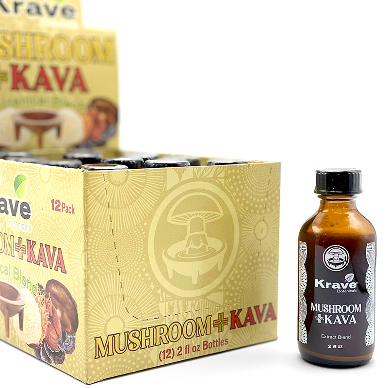 KRAVE Shot Kava + Mushroom 2oz 12ct