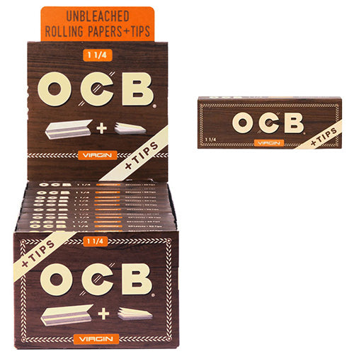 OCB Papers+Tip Virgin 11/4 Size 24ct