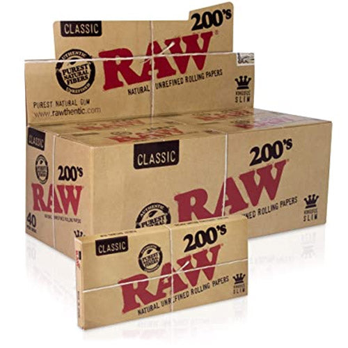 RAW Classic Papers King Size Slim 200's 40ct