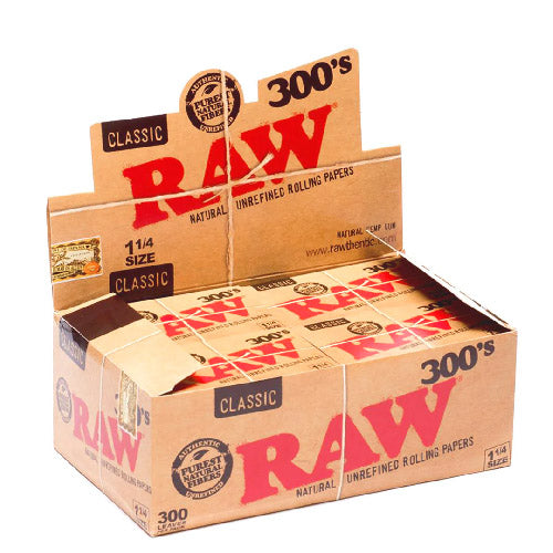 RAW Classic Papers 11/4 Size 300's 20ct