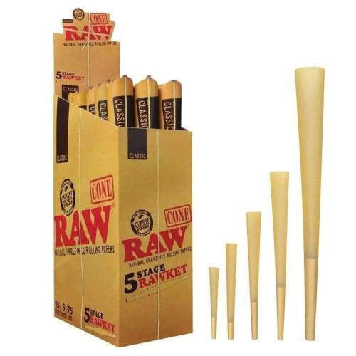 RAW Classic Cones 5-Stage Rawkit Size 5/15ct