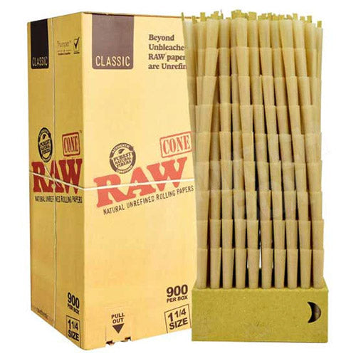 RAW Classic Cones Bulk 11/4 Size 900ct