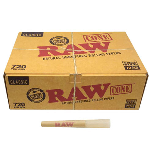 RAW Classic Cones Bulk 70mm/24mm Size 600ct