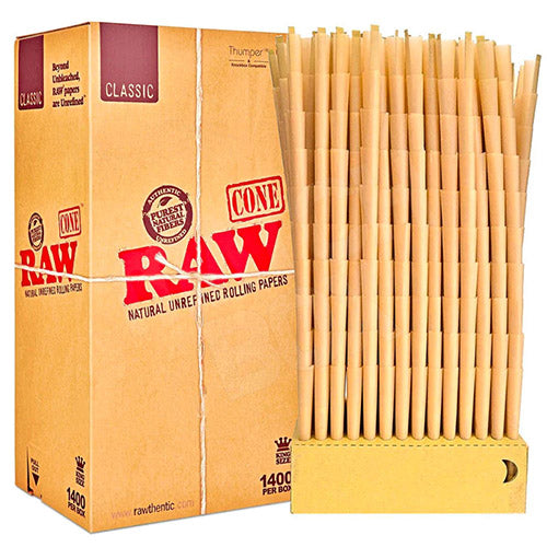 RAW Classic Cones Bulk King Size 1,400ct