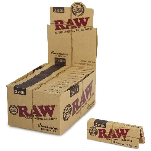 RAW Classic Papers Connoisseur 11/4 Size 24ct