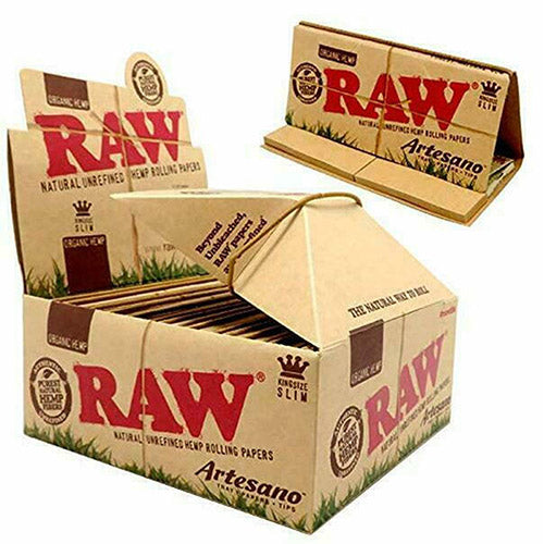 RAW Organic Papers Artesano King Size Slim 15ct