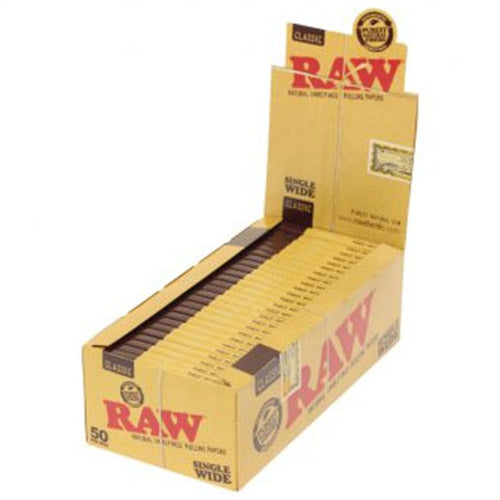 RAW Classic Papers Single Wide Size 50ct