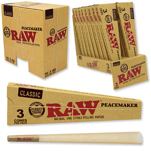 RAW Classic Cones Peacemaker Size 3/16ct