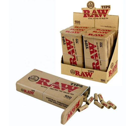 RAW Tips Pre-rolled Tin 6/100ct