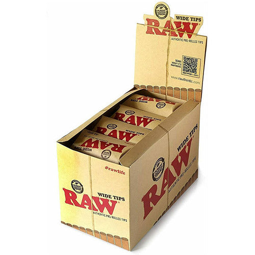 RAW Tips Pre-rolled Wide 20ct