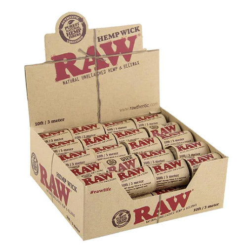 RAW Hemp Wick (10ft) 40ct