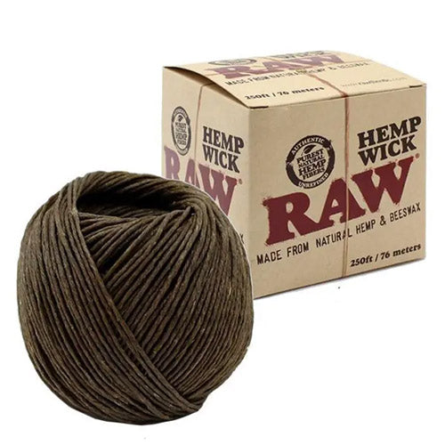 RAW Hemp Wick (250ft) 1ct
