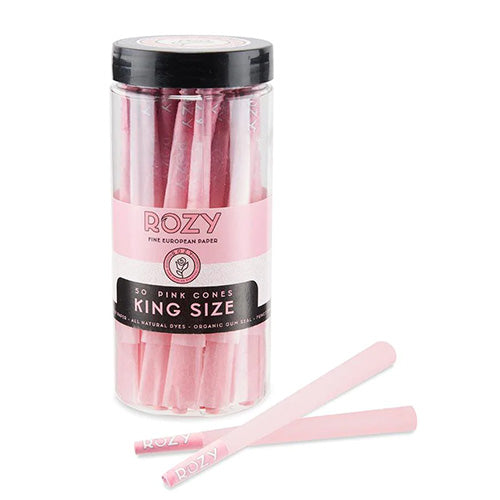 ROZY Pink Cones King Size Jar 50ct