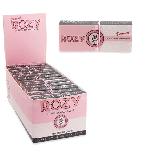 ROZY Pink Paper+Tip 11/4 Size 24ct
