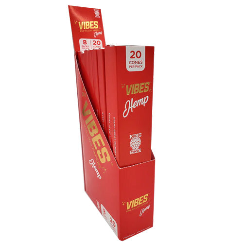 VIBES Cones Hemp King Size 20-Pack 8ct