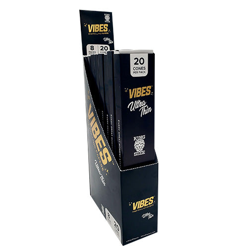 VIBES Cones Ultra Thin King Size 20-Pack 8ct