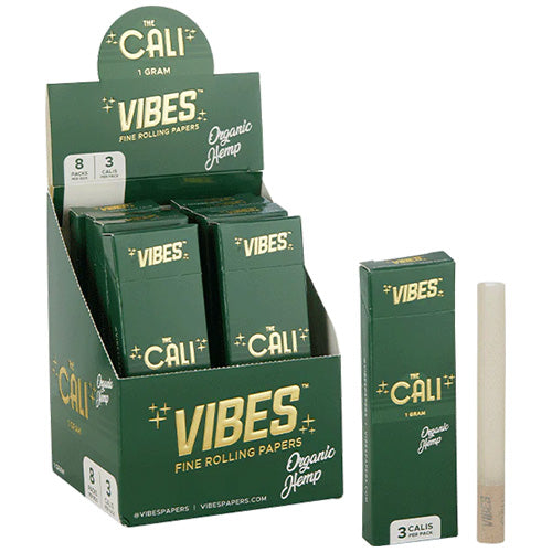 VIBES The Cali 1 Gram Organic Hemp 3-Pack 8ct