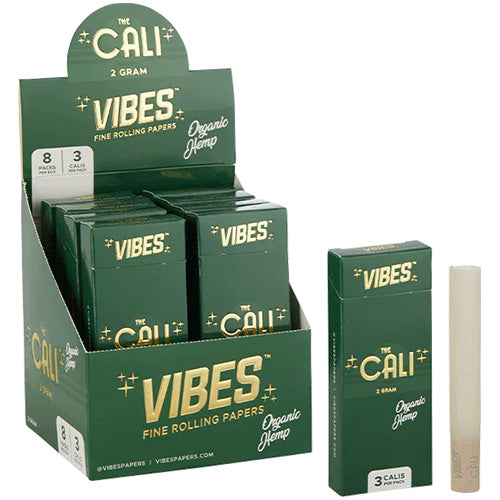 VIBES The Cali 2 Gram Organic Hemp 3-Pack 8ct