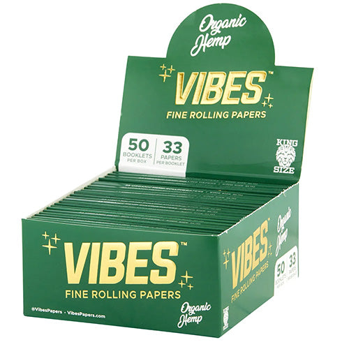 VIBES Paper Organic Hemp King Size 50ct