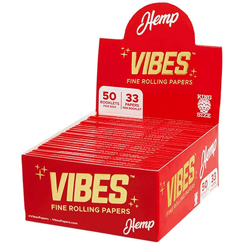 VIBES Paper+Tip Hemp King Size 24ct