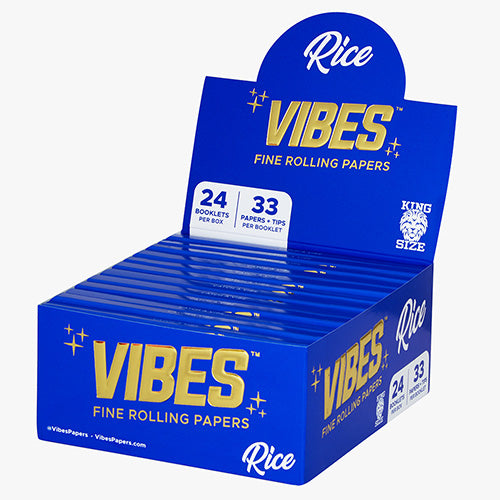 VIBES Paper+Tip Rice King Size 24ct