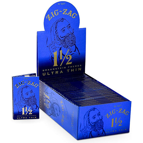 ZIG ZAG Papers Blue 11/2 Size 24ct