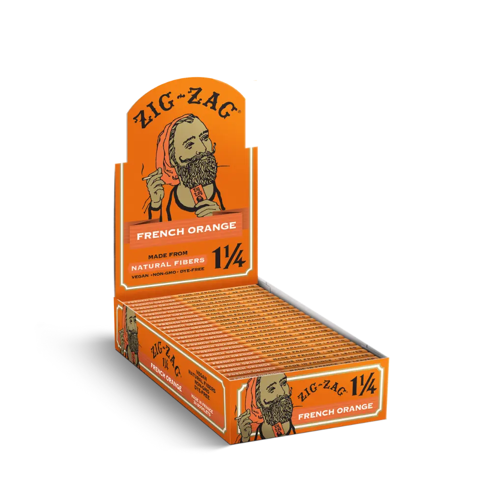 ZIG ZAG Papers Orange 11/4 Size 24ct